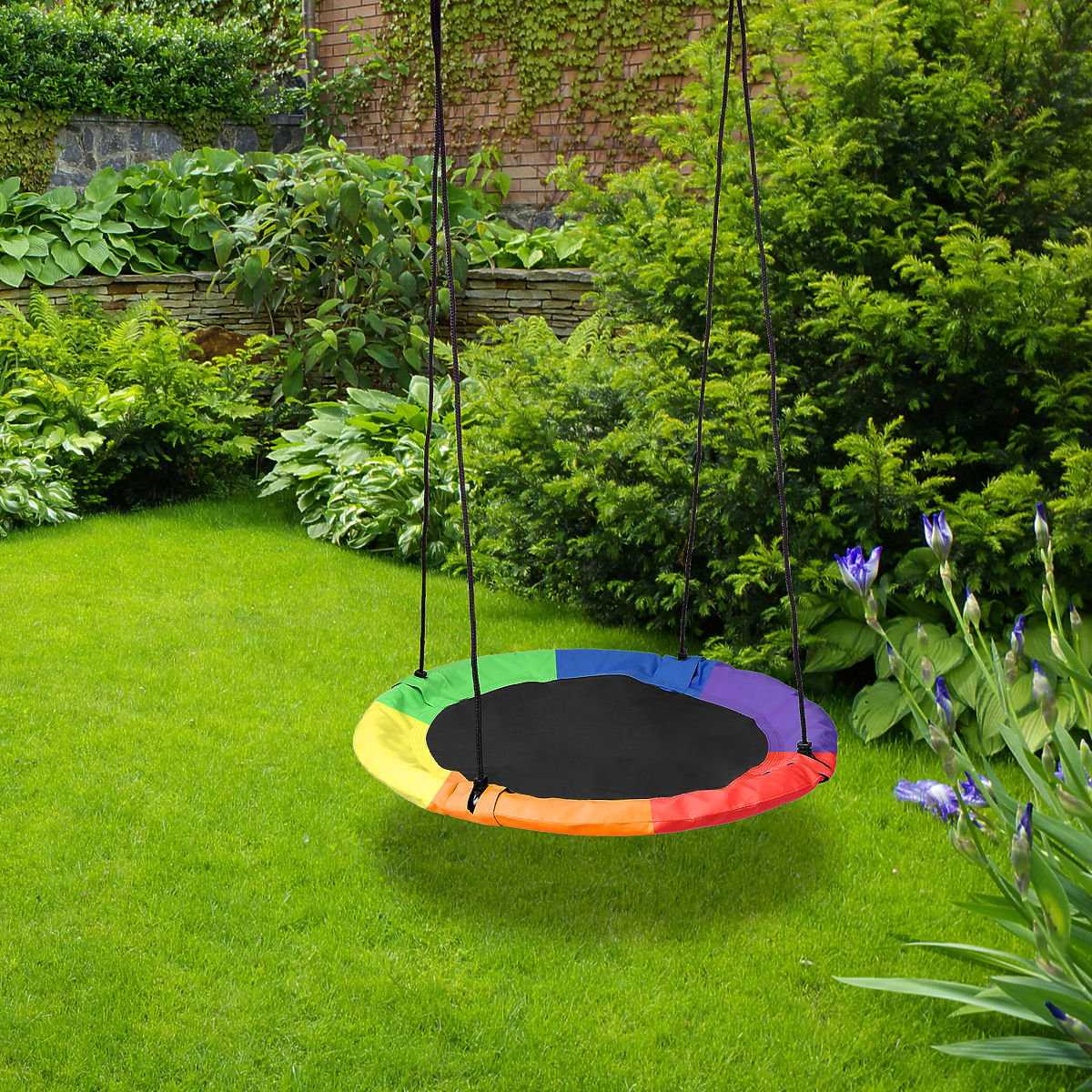 Altalena da giardino a nido Romek multicolore 60 cm
