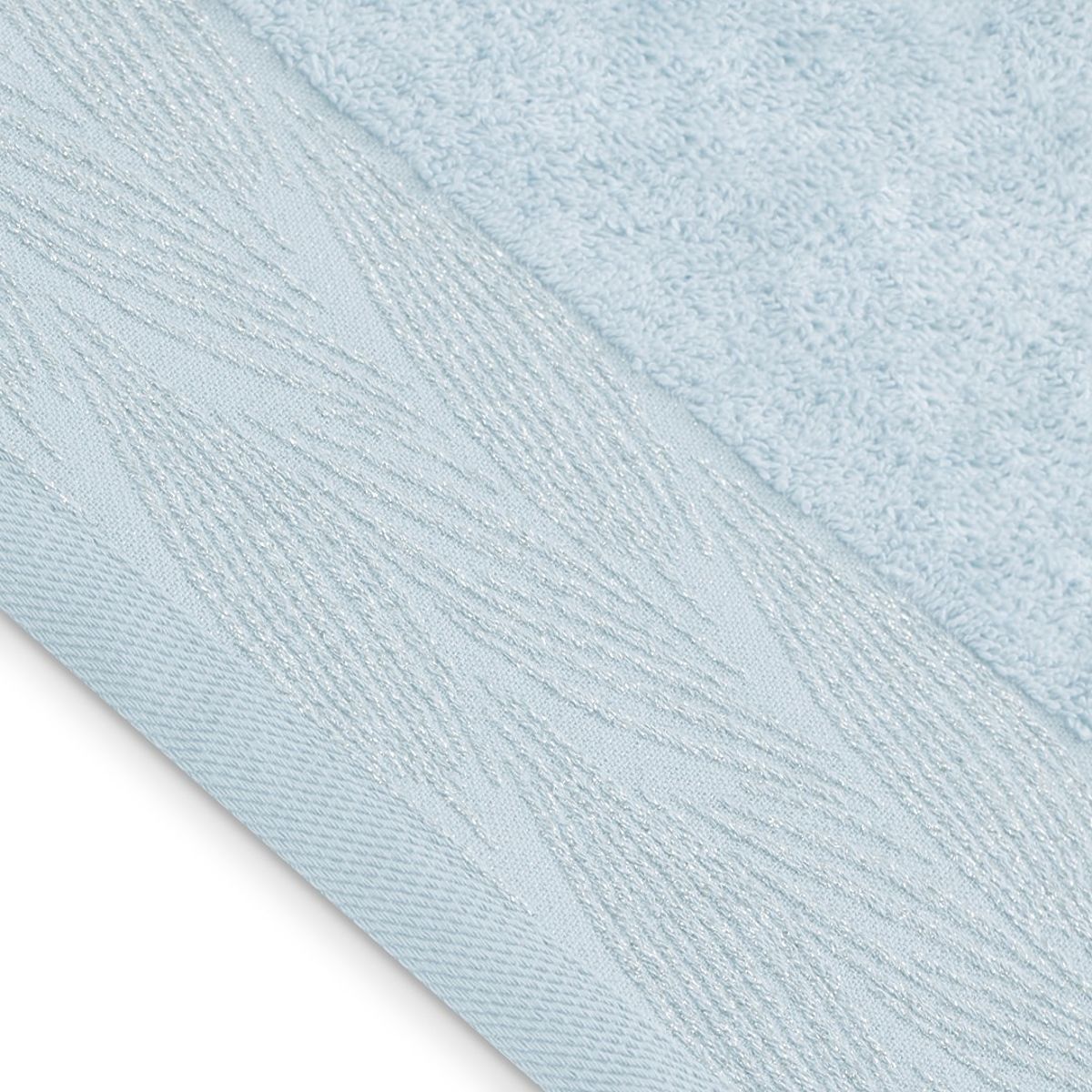 Asciugamano ALLIUM colore azzurro stile classico 50x90+70x130 AmeliaHome