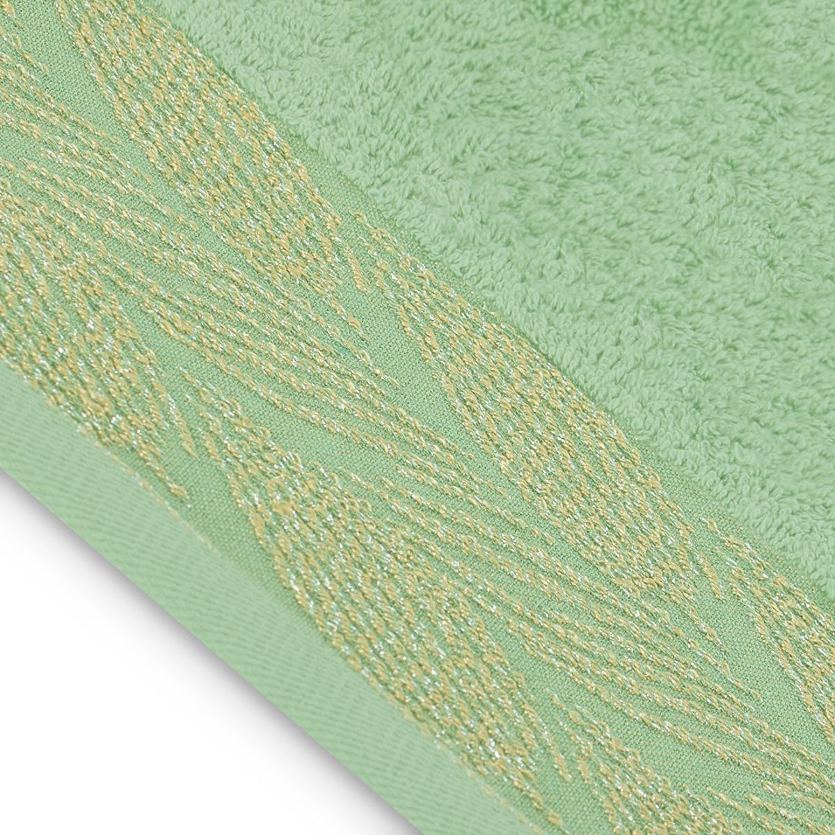 Asciugamano ALLIUM colore verde stile classico 50x90+70x130 AmeliaHome