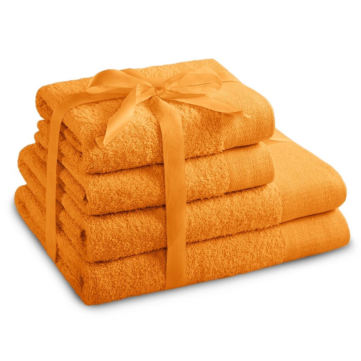 Asciugamano AMARI - AMELIAHOME colore arancione stile classico 2*70x140+2*50x100 AmeliaHome