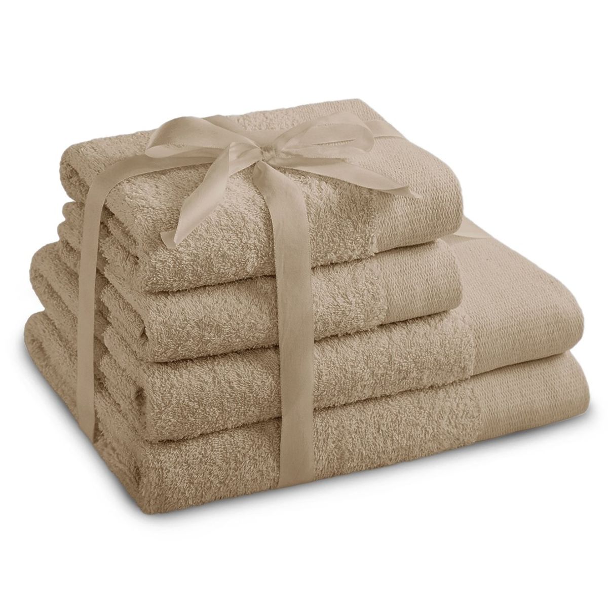 Asciugamano AMARI - AMELIAHOME colore beige stile classico 2*70x140+2*50x100 AmeliaHome