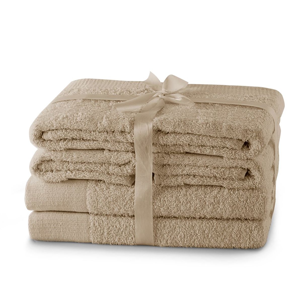 Asciugamano AMARI - AMELIAHOME colore beige stile classico 2*70x140+4*50x100 AmeliaHome