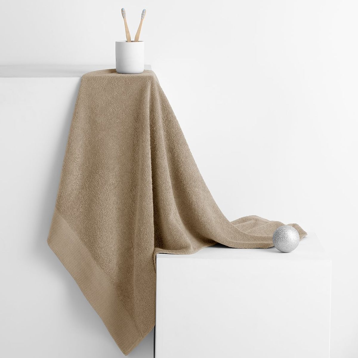 Asciugamano AMARI - AMELIAHOME colore beige stile classico 70x140 AmeliaHome