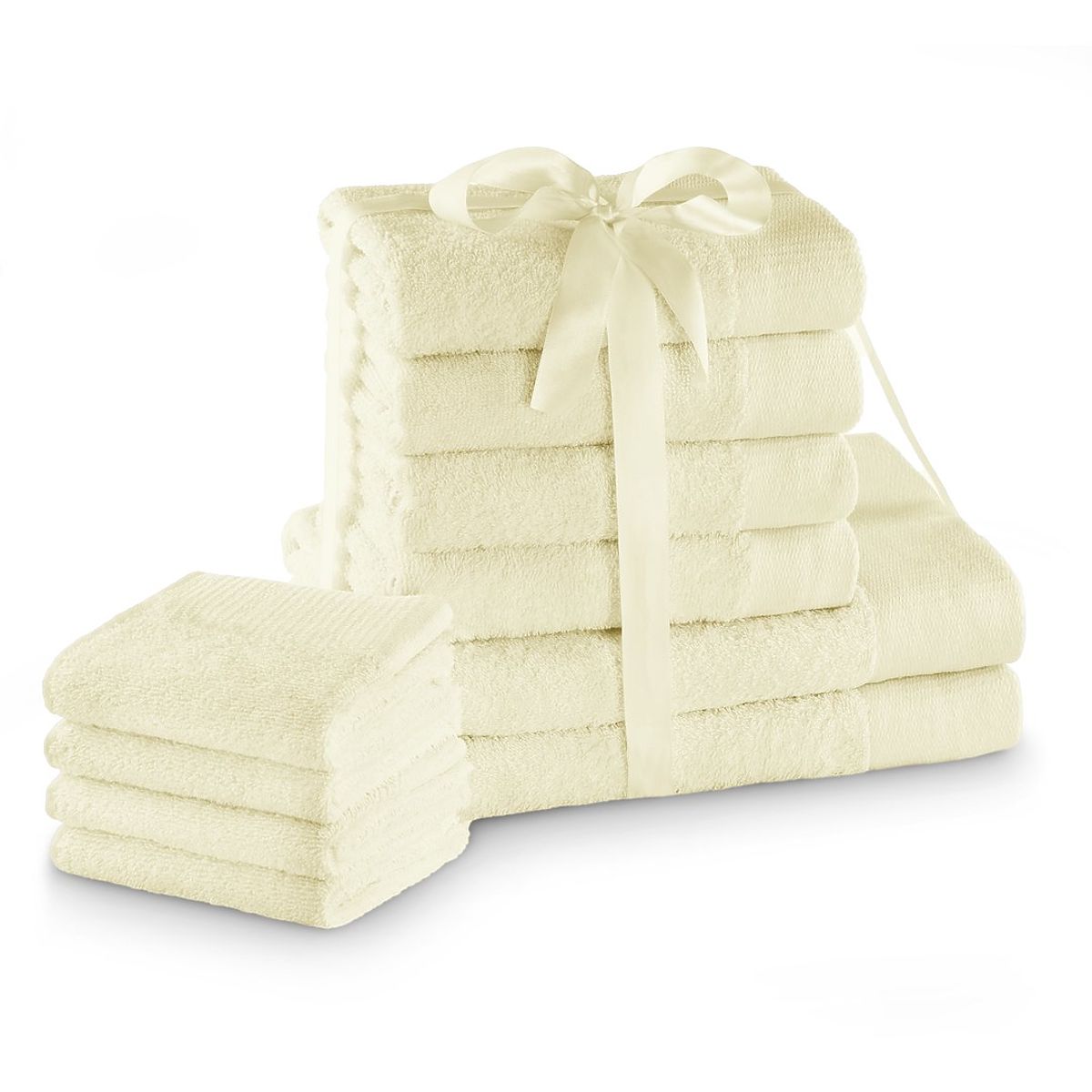 Asciugamano AMARI - AMELIAHOME colore crema stile classico 2*70x140+4*50x100+4*30x50 AmeliaHome
