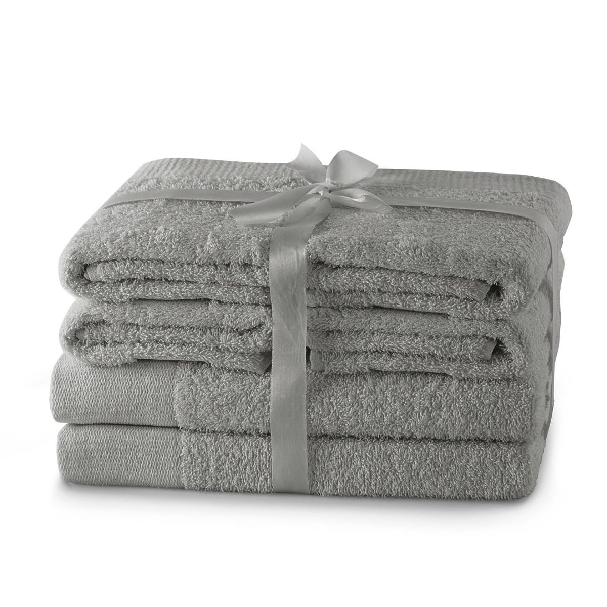 Asciugamano AMARI - AMELIAHOME colore grigio stile classico 2*70x140+4*50x100 AmeliaHome
