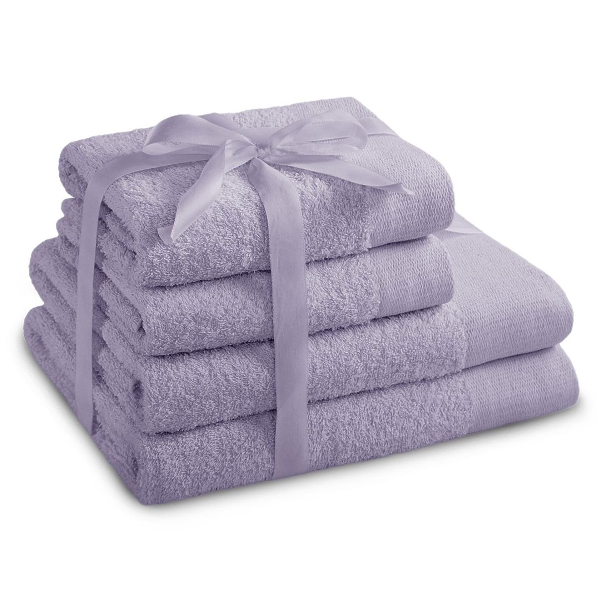 Asciugamano AMARI - AMELIAHOME colore lilla stile classico 2*70x140+2*50x100 AmeliaHome