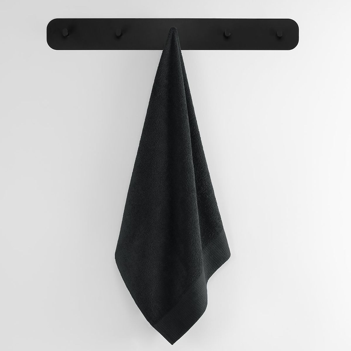 Asciugamano AMARI - AMELIAHOME colore nero stile classico 30x50 AmeliaHome