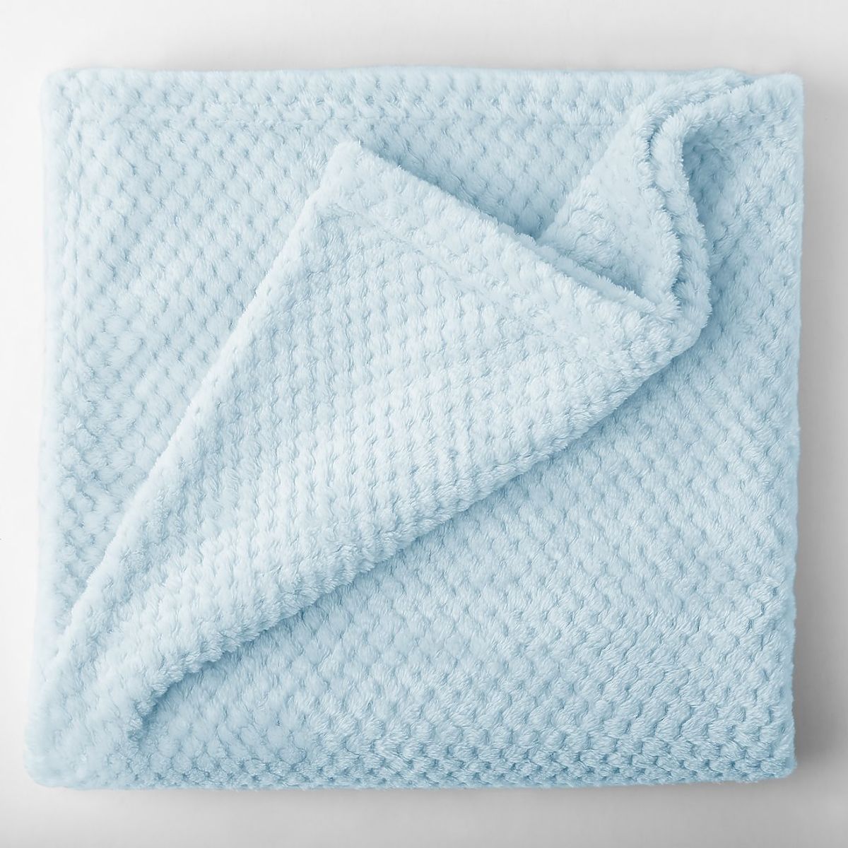 Coperta HENRY colore blu con goffratura jacquard stile moderno 170x210