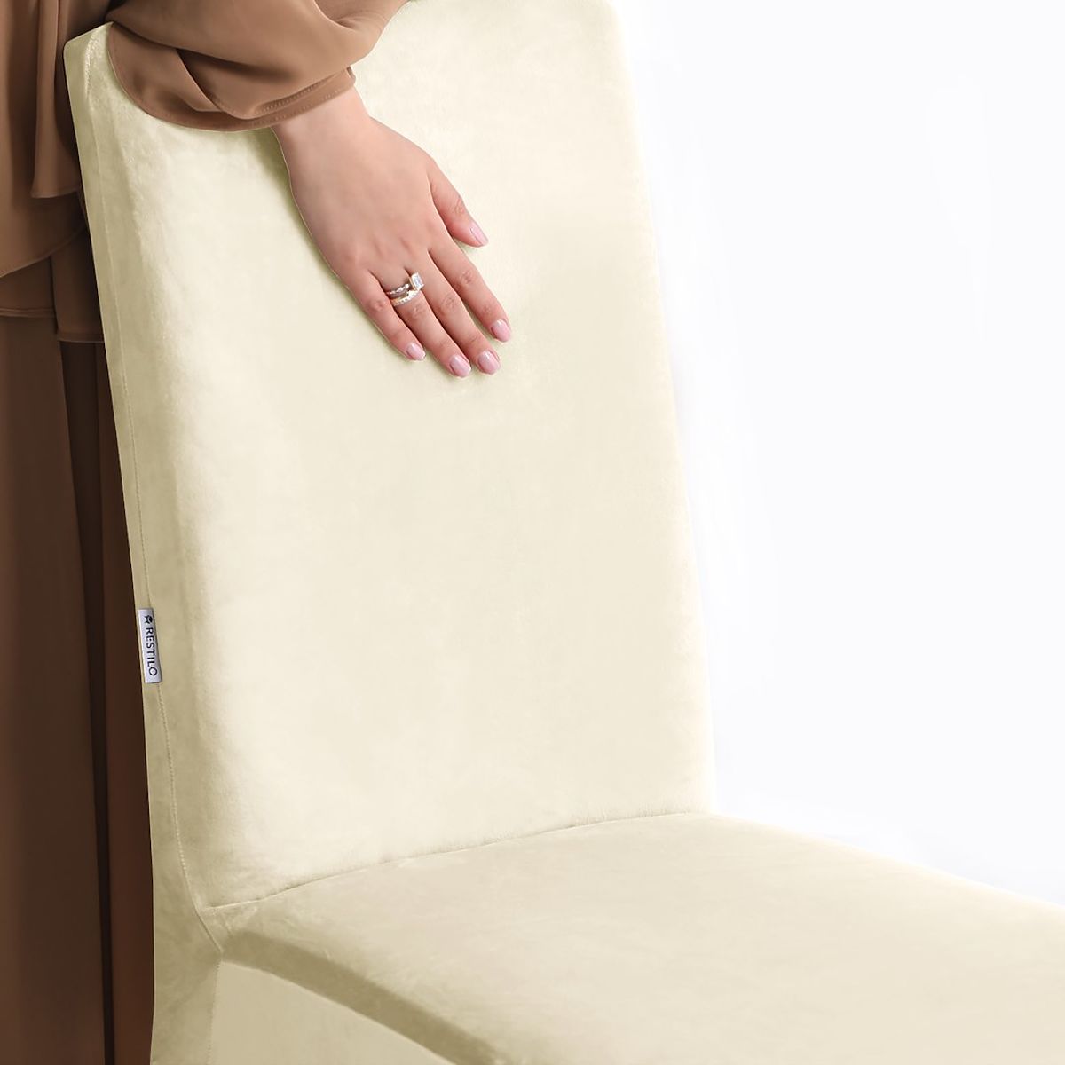 Coprisedia RESTILO SENTO colore crema stile classico liscio