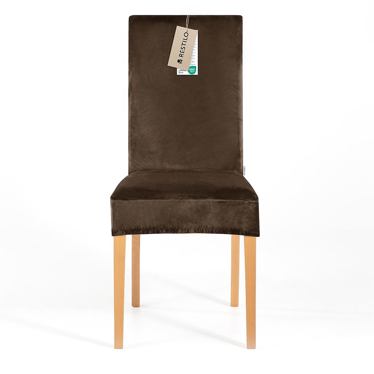 Copertura per sedia RESTILO 6 SENTO colore marrone stile classico liscio