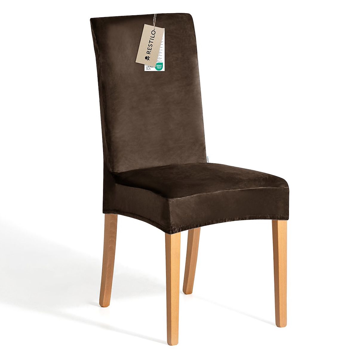 Copertura per sedia RESTILO 6 SENTO colore marrone stile classico liscio