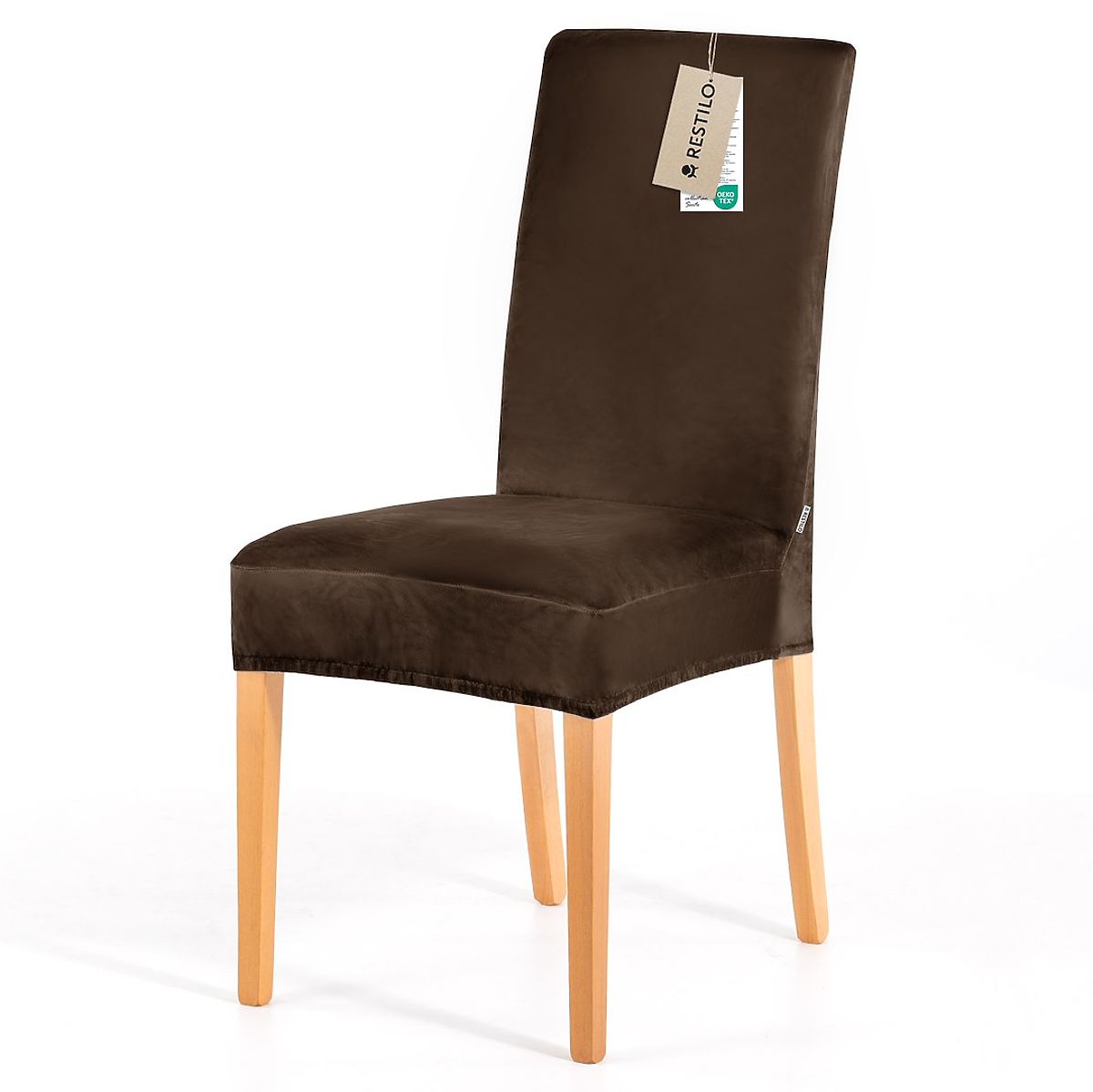 Copertura per sedia RESTILO 6 SENTO colore marrone stile classico liscio