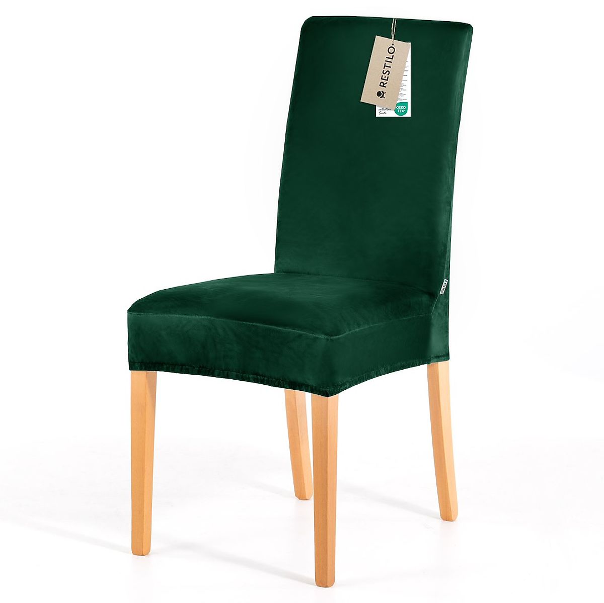 Coprisedia RESTILO SENTO colore verde bottiglia stile classico liscio
