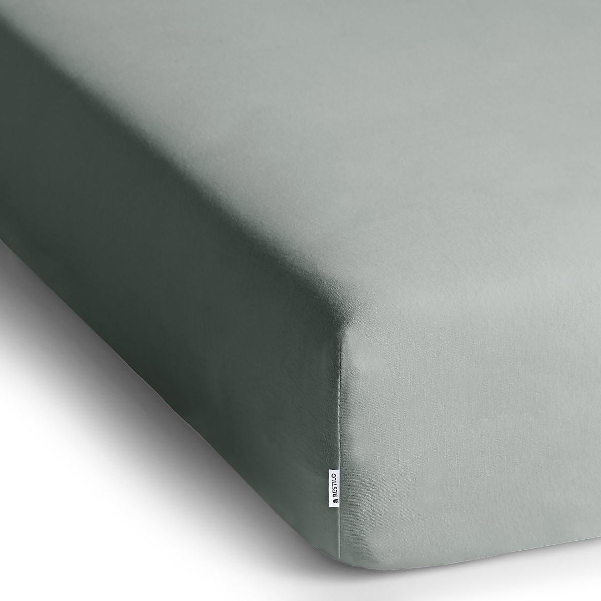 Lenzuolo AMBER colore grigio stile classico materiale jersey 200-220x200 DecoKing