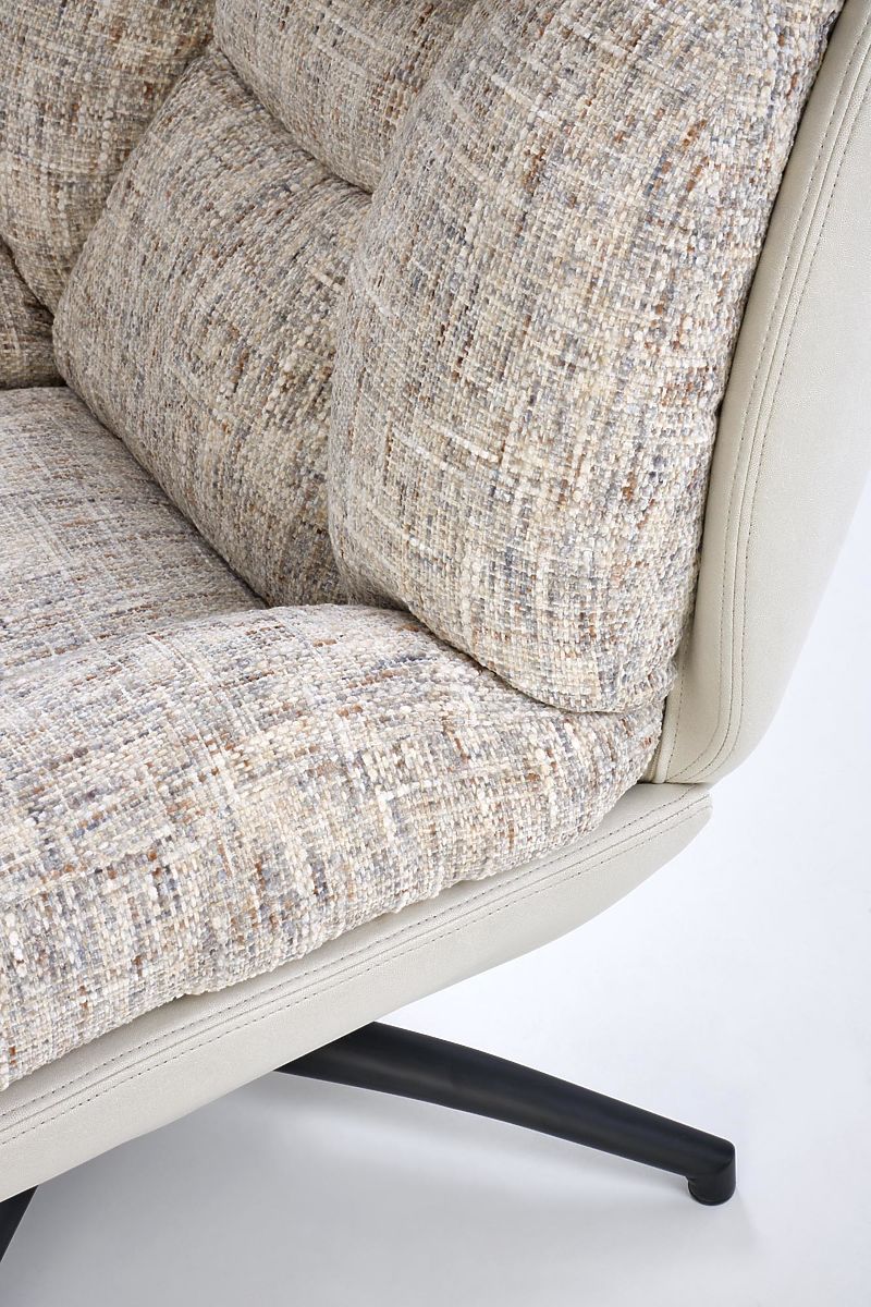 Poltrona KRONOS con poggiapiedi, beige / multicolore (1p=1pz)