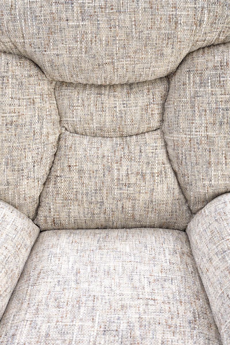 Poltrona KRONOS con poggiapiedi, beige / multicolore (1p=1pz)