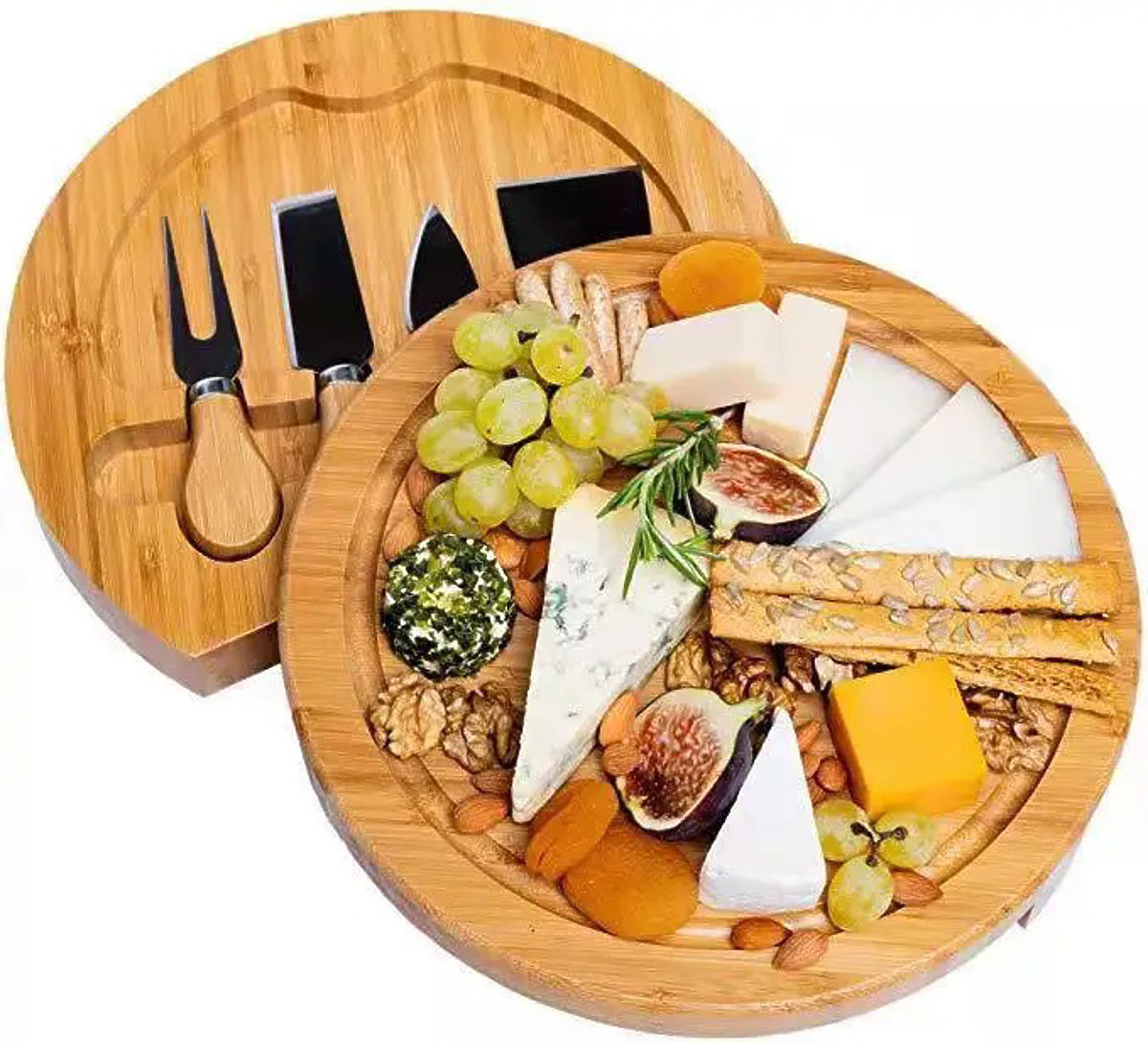 Tagliere in bambù per antipasti e formaggi Andra