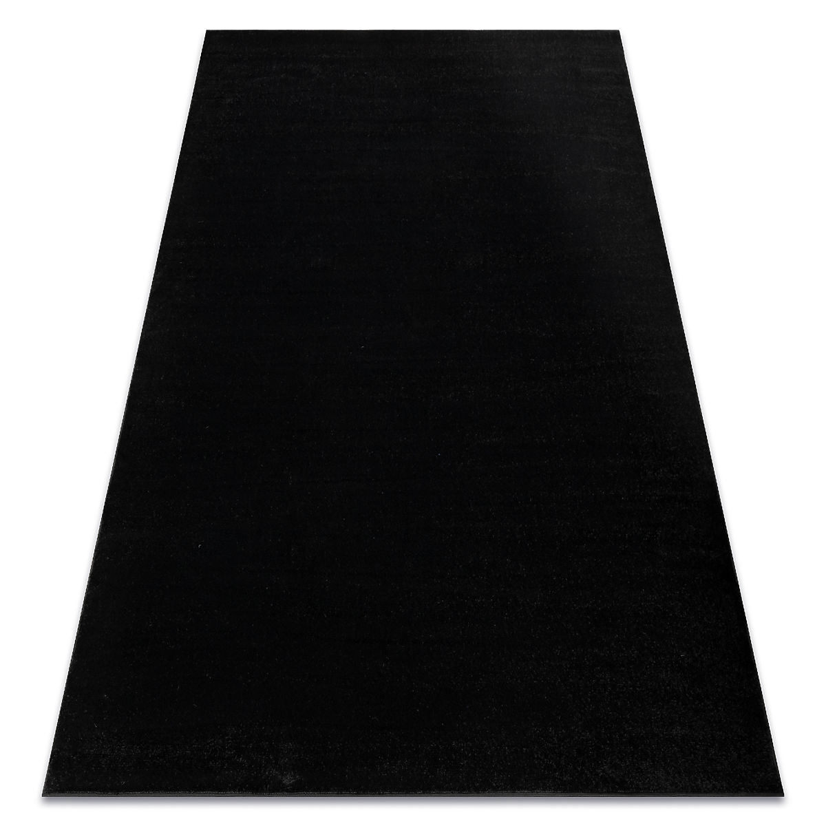 Tappeto SOFTY, Unito, Monocolore, nero