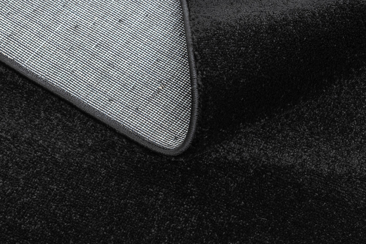 Tappeto SOFTY, Unito, Monocolore, nero