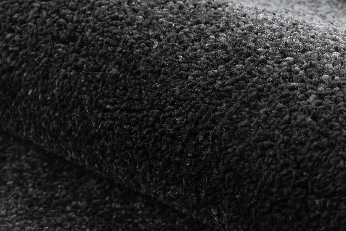 Tappeto SOFTY, Unito, Monocolore, nero