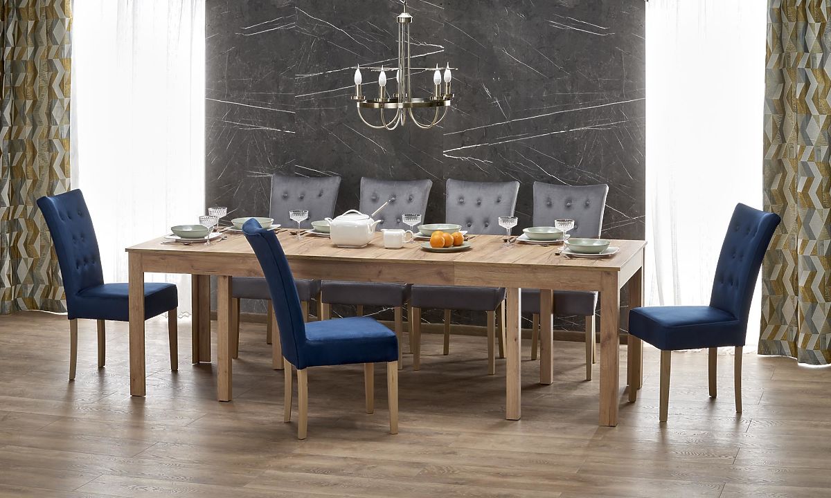 Tavolo da pranzo SEWERYN 160/300 cm, colore rovere craft (160–300 × 90 × 76 cm)