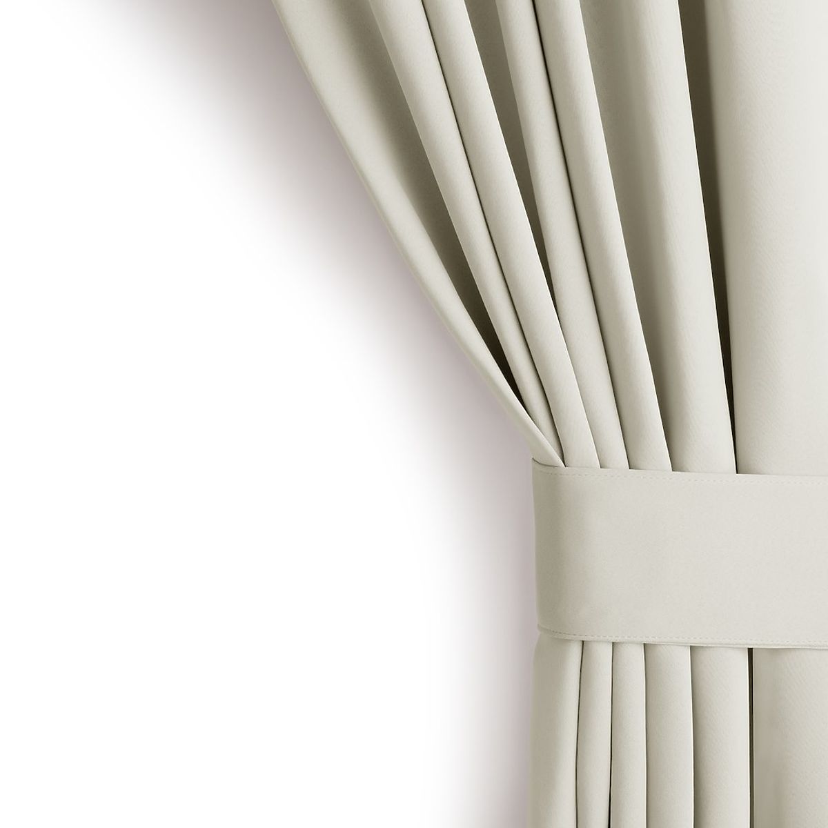 Tenda RESTILO BLACKOUT colore crema, stile classico, occhielli argentati, materiale bl