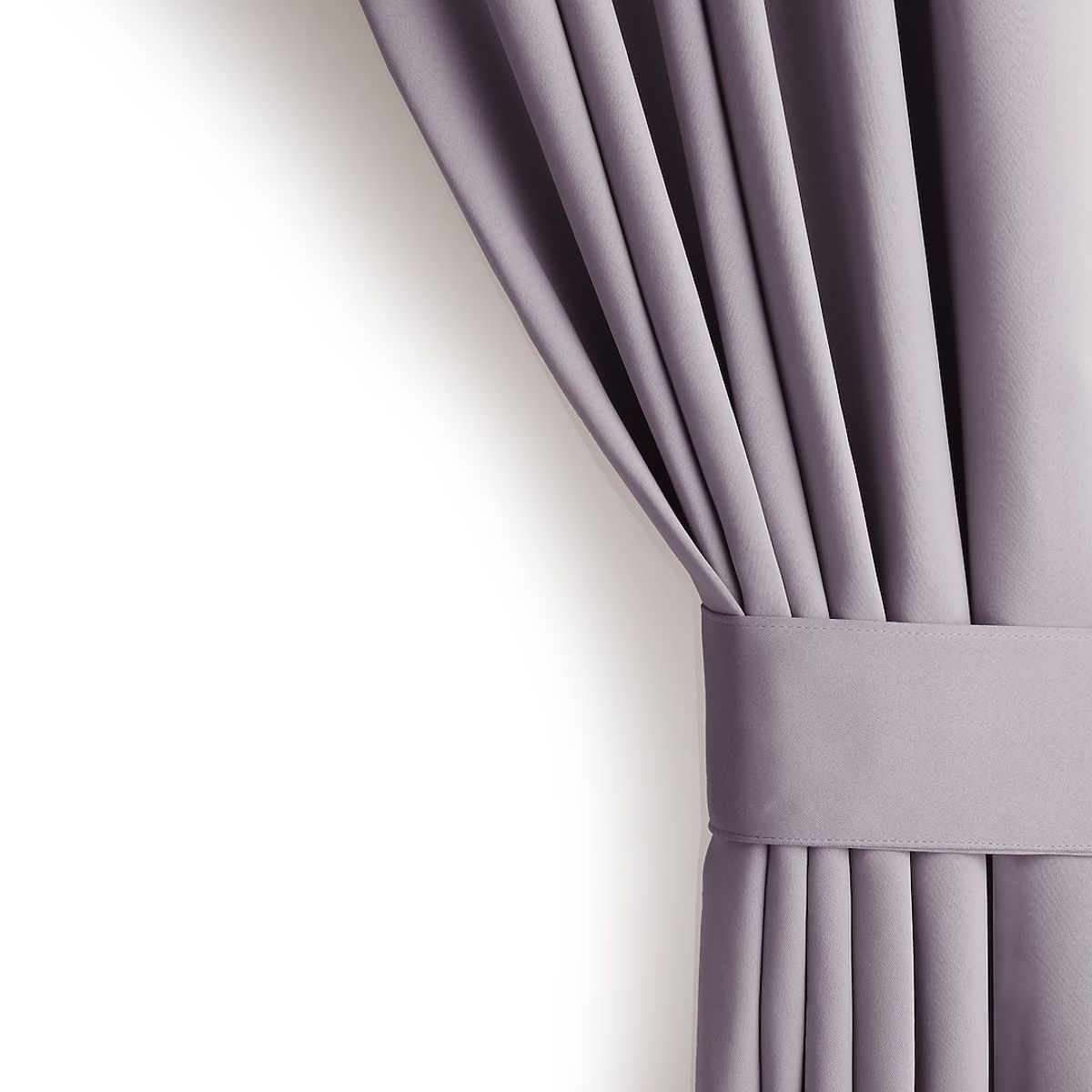 Tenda RESTILO BLACKOUT colore rosa cipria, fascetta regolabile, stile classico, occhielli argento