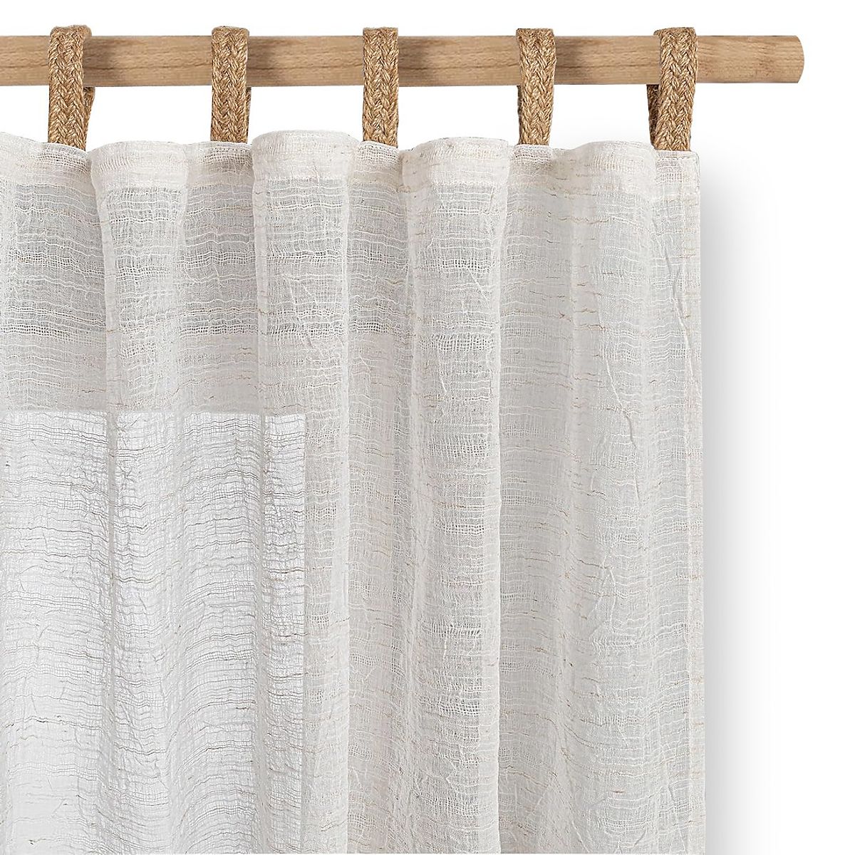 Tenda RESTILO DRIMAR colore beige stile moderno materiale lino, microfibra 140x250