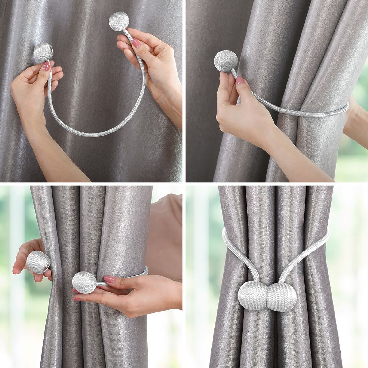 Tende - accessori TORONTO colore rosa cipria ameliahome