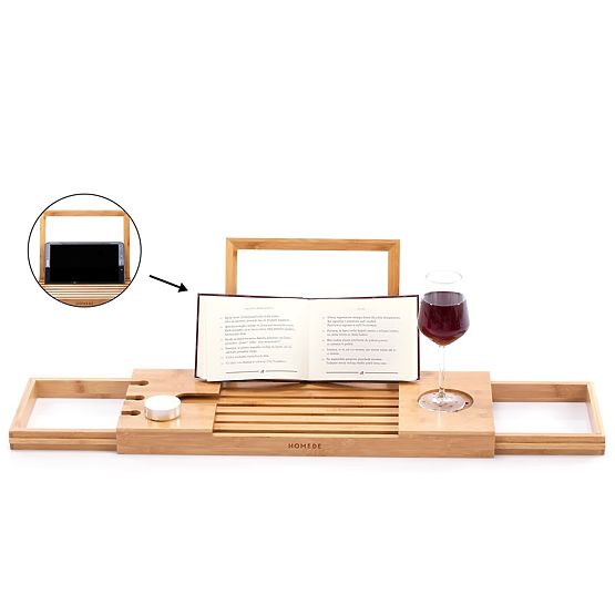 Accessori da bagno MELEDYN color marrone chiaro in stile boho da pavimento per uso interno homede