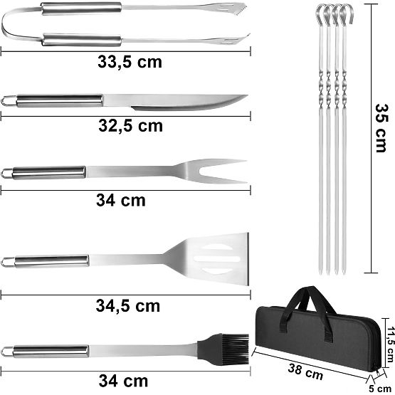 Accessori per grigliate ISCO + custodia