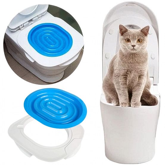 Adattatore per toilette per gatti NILS blu