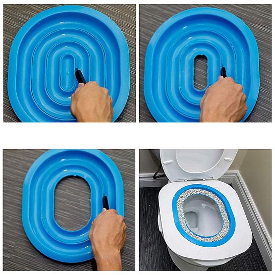 Adattatore per toilette per gatti NILS blu