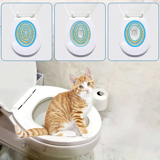 Adattatore per toilette per gatti NILS blu