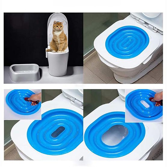 Adattatore per toilette per gatti NILS blu