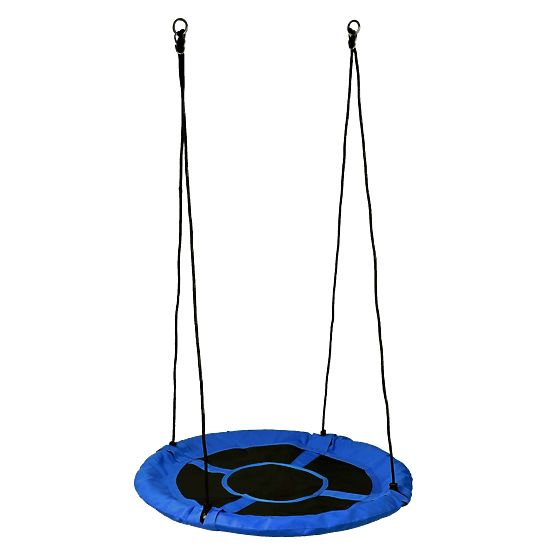 Altalena da giardino a nido di cicogna ROMEK blu 100 cm