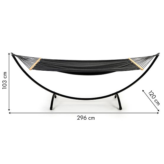 Amaca con supporto lettino altalena da giardino ModernHome