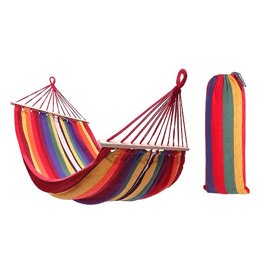 Amaca doppia con barra 80cm 480145A YELLOW