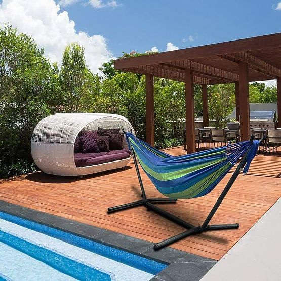 Amaca per due persone 480143A BLU