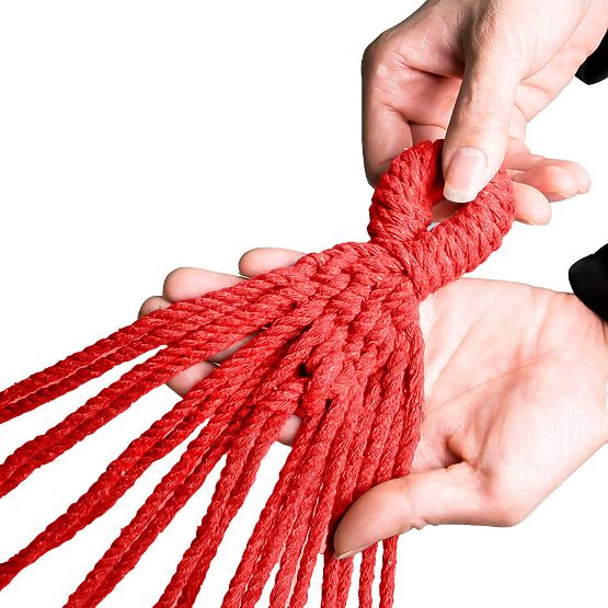 Amaca singola con barra distanziatrice 40cm 400257 Gialla