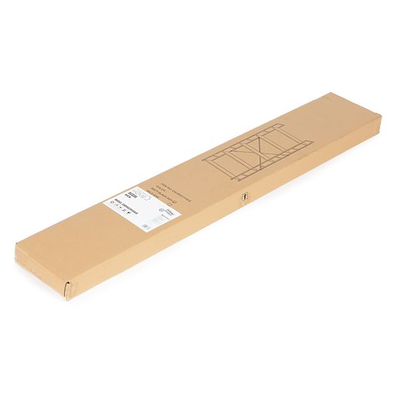 Ampia mensola in legno moderna LOFT 5 ripiani nera