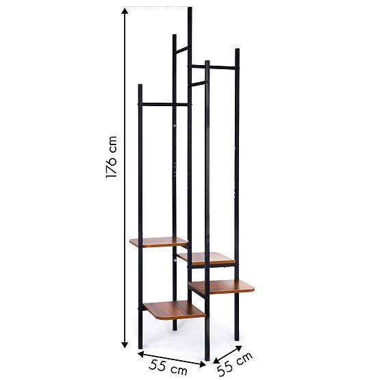 Appendiabiti con ripiani - Moderno