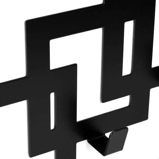 Appendiabiti da parete KARDUS nero