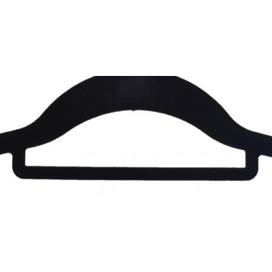 Appendiabiti in velluto Maxi set 5 pezzi - nero