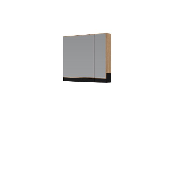 Armadietto con Specchio DUESA 80/2D Rovere Dorato (1p=1ks)