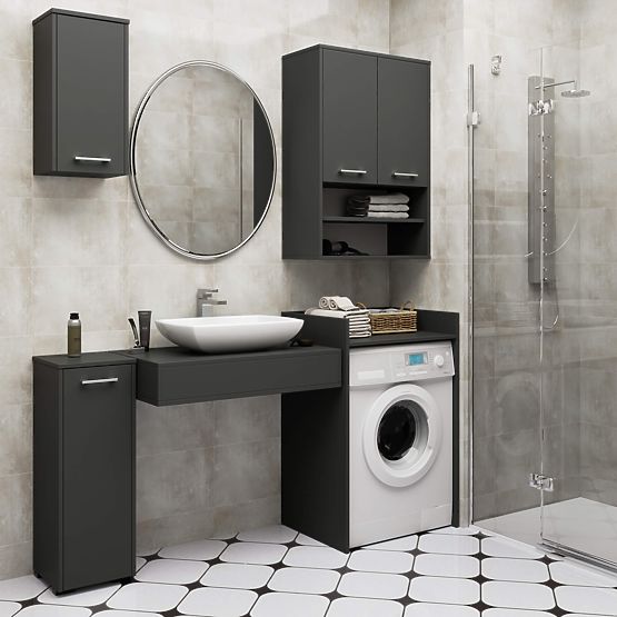 ARMADIETTO PER LAVATRICE FIN GRAFITE GRIGIO