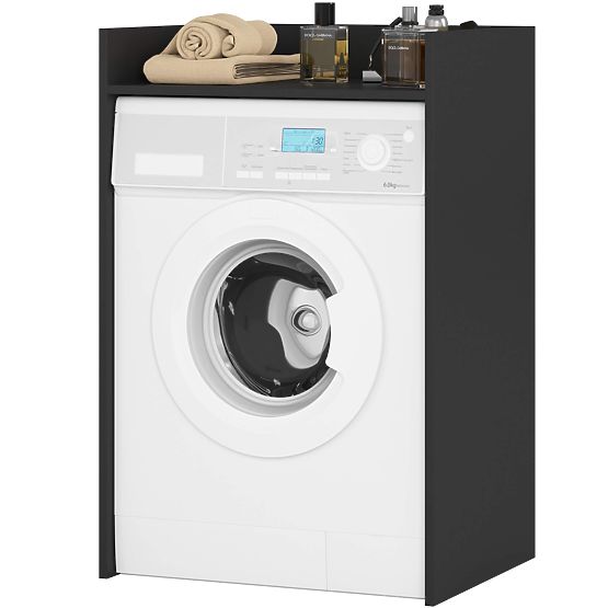 ARMADIETTO PER LAVATRICE FIN NERO