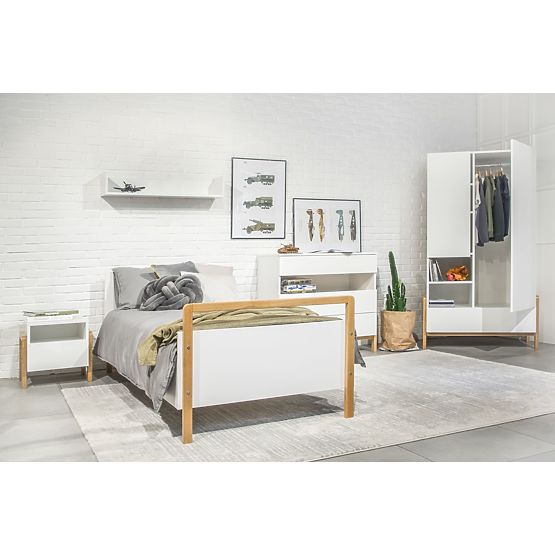 Armadio a due ante Viktor - bianco