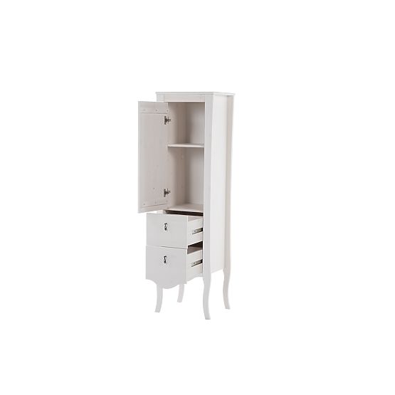 Armadio alto 1 porta 2 cassetti