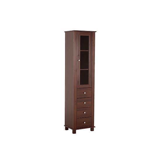 Armadio alto 1 porta 4 cassetti